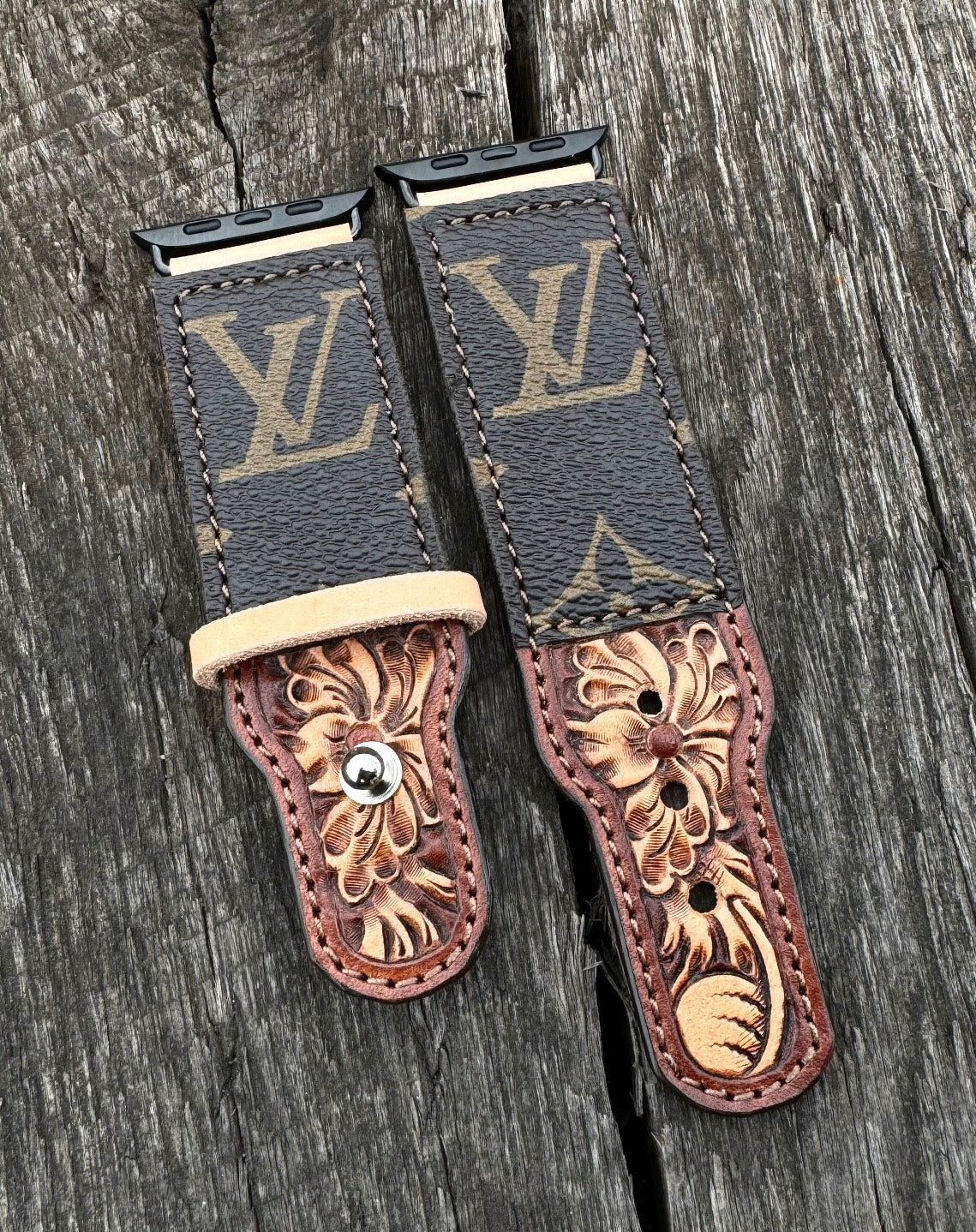 Floral LV Watch Band