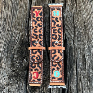 "Cheetah" Handmade Apple Watch Band