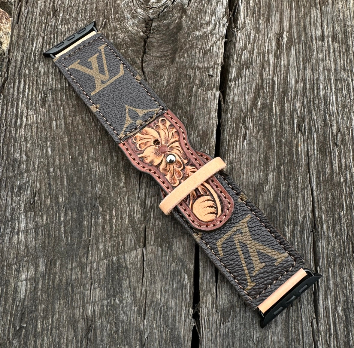 Floral LV Watch Band