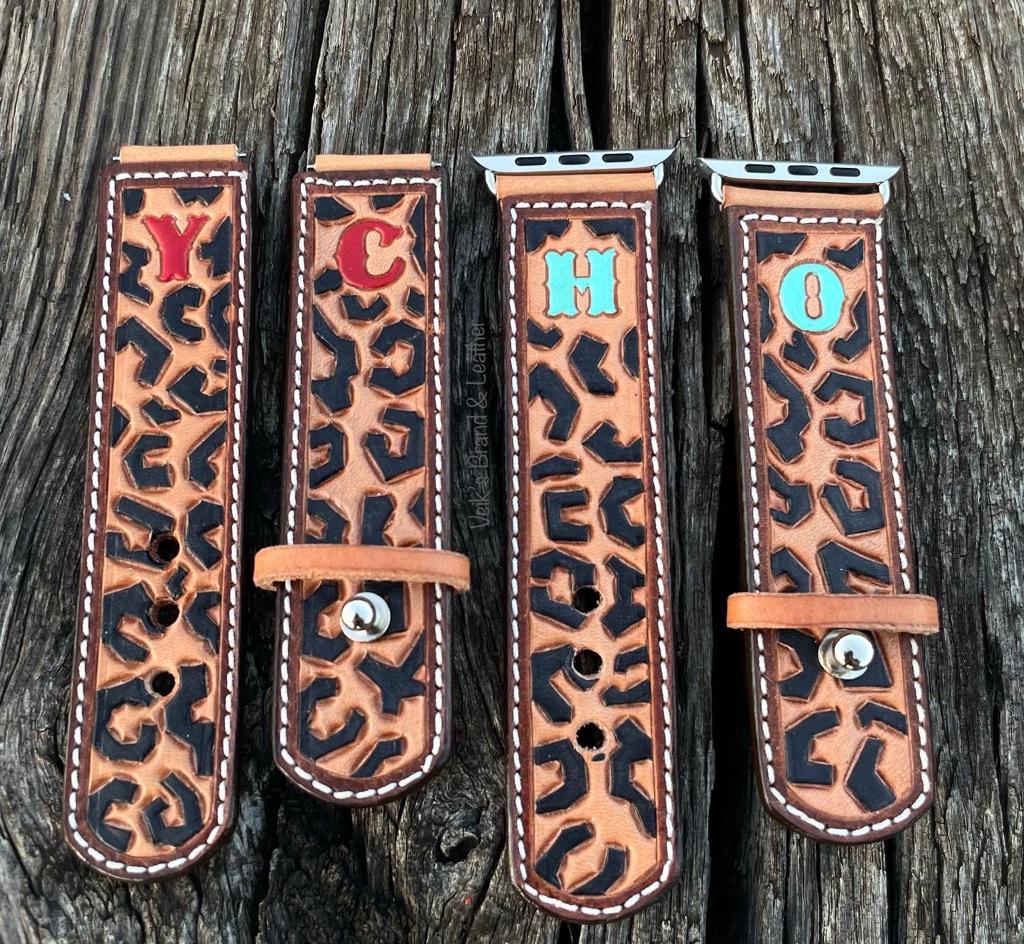 "Cheetah" Handmade Apple Watch Band