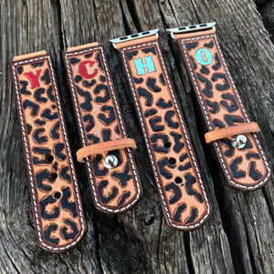 "Cheetah" Handmade Apple Watch Band