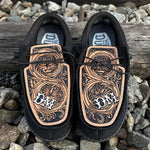 Cargar imagen en el visor de la galería, Custom Black &quot;Hey Dude&quot; Shoes
