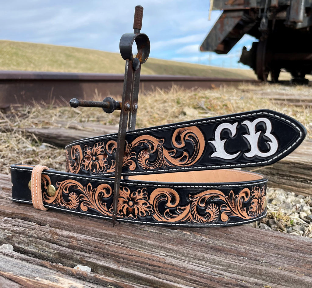 "Big Gambler" Floral Handmade Belt