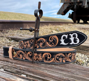 "Big Gambler" Floral Handmade Belt