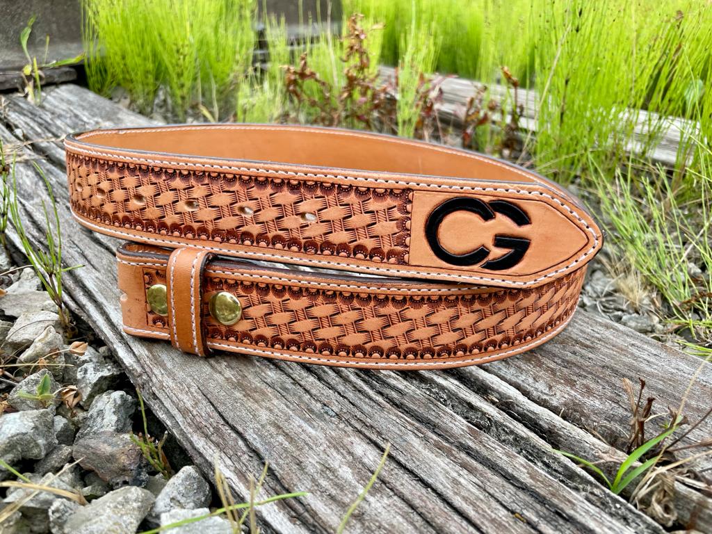 Custom Basket Weave Belt