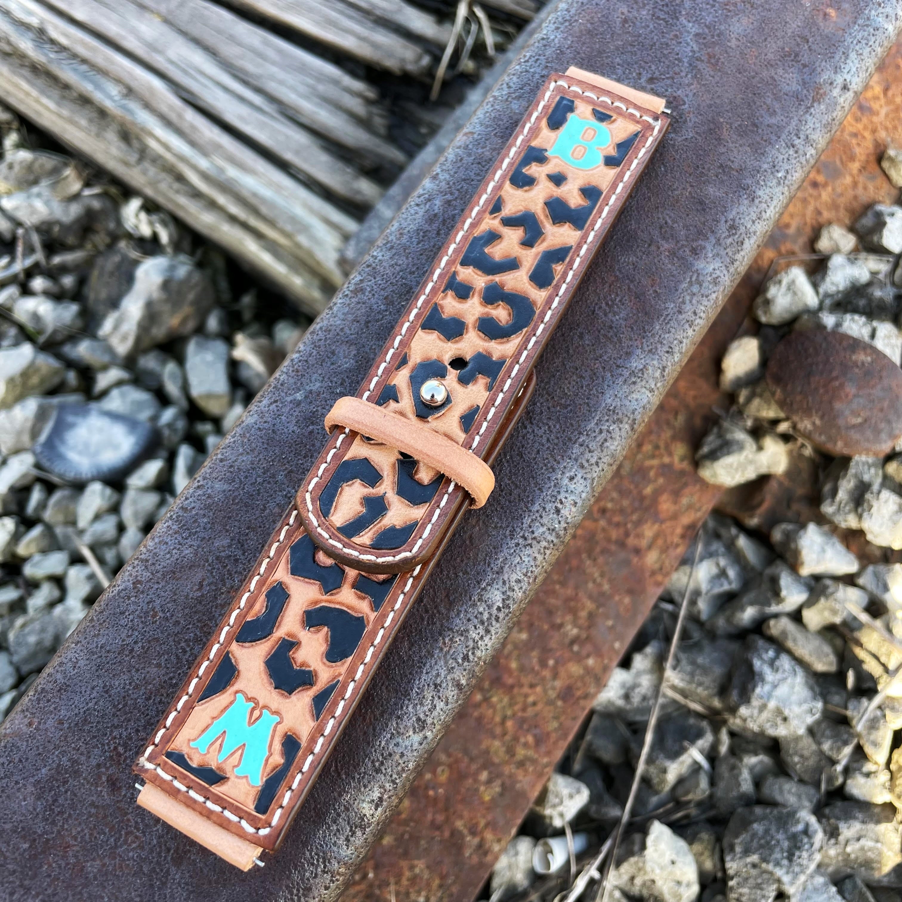 "Cheetah" Handmade Apple Watch Band