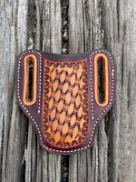 Cargar imagen en el visor de la galería, Classic Basket Weave Knife Sheath
